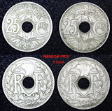 FRANCE 1917 25 Centimes 1st Year Type KM# 867a RANDOM PICK (1 Coin) (24 892)