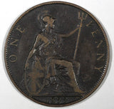 Great Britain Victoria Bronze 1899 1 Penny  KM# 790 (28 185)
