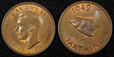 Great Britain George VI 1937-1948 Farthing aUNC-UNC KM# 843 RANDOM PICK (1 COIN)