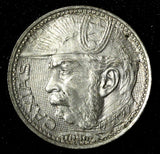 Brazil Silver 1935 2000 Reis Duke of Caxias 1 YEAR TYPE XF KM# 535 (27 504)
