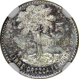 GUATEMALA Silver 1960 5 Centavos NGC MS62  KM# 261 (023)