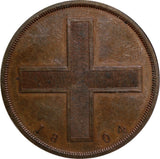 RUSSIA Alexander I  Copper 1804 Pattern Rouble PCGS SP62 BN VERY RARE Bitkin-925