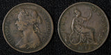 Great Britain Victoria Bronze 1888 1/2 Penny KM# 754 (28 890)
