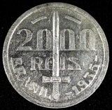 Brazil Silver 1935 2000 Reis Duke of Caxias 1 YEAR TYPE KM# 535 (25 195)