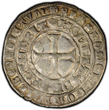 Belgium Flanders Philip II  (1387-89)Silver Double 2 Gros PCGS AU55 TOP GRADED