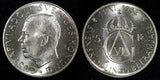 SWEDEN Silver 1952 ST 5 Kronor 70th Birthday Gustaf VI Adolf BU KM# 828 (27 255)