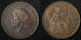 Great Britain George V Bronze 1931 1/2 Penny KM# 837 (28 907)