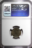 SWITZERLAND Copper-Nickel 1949 B 5 Rappen NGC MS65 HELVETICA KM# 26 (49)