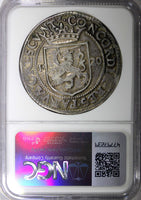 Netherlands GELDERLAND 1620 1 Rijksdaalder NGC AU53 1 GRADED HIGHEST KM# 16.1(1)