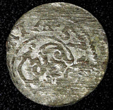 Swedish Livonia City of Riga Carl X Gustav Silver 1657 1 Solidus KM# 50 (27 766)