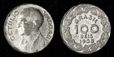 BRAZIL Dr. Getulio Vargas Copper-Nickel 1938 100 Reis 1st Year  KM# 544 ( 602)