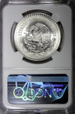 MEXICO Silver 1989 Mo Onza Libertad  NGC MS66 GEM BU KM# 494.1 (13)