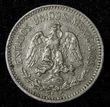 Mexico ESTADOS UNIDOS MEXICANOS Nickel 1911 M 5 Centavos Wide Date KM# 421 (419)