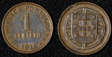 Portugal Bronze 1918 1 Centavo KM# 565 (28 846)