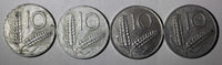 Italy Aluminium 1953 - 1983  R 10 Lire KM# 93 RANDOM PICK (1 Coin) (974)