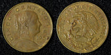 MEXICO Bronze 1967 Mo 5 Centavos Large type KM# 426 (27 910)