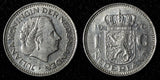Netherlands Juliana Nickel  1970 1 Gulden 25 mm Better Date KM# 184a  (945)