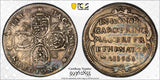 GREAT BRITAIN 1630 Birth of Prince Charles Silver Medal PCGS XF DET. Eimer 116a
