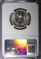 Guatemala Copper-Nickel 1991 25 Centavos NGC MS64 KM# 278.5 (004)