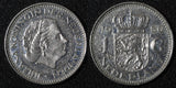 Netherlands Juliana Nickel  1980 1 Gulden 25 mm Last Year  KM# 184a  (27 949)
