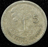 GUATEMALA Copper-Nickel 1978  5 Centavos Guatemala City Mint KM# 276.1 (24 556)