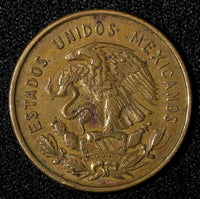 Mexico Brass 1959 10 Centavos Benito Juárez KM# 433 (27 856)