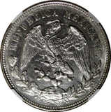 MEXICO Silver 1903 Mo AM Peso NGC UNC DETAILS KM# 409.2 (030)