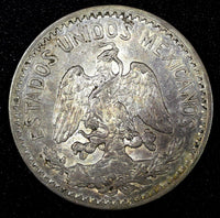 Mexico ESTADOS UNIDOS MEXICANOS Silver 1917 50 Centavos XF Toned KM# 445(27 173)
