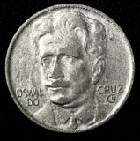 Brazil Oswaldo Cruz Copper-Nickel 1938 400 Reis KM# 539 (27 775)