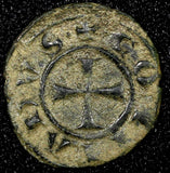 SICILY Italian states Conrad I (1250-1254) Billon Denaro  Biaggi-478 (24 073)