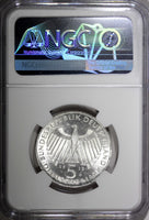 GERMANY Silver 1973 G 5 Mark Frankfurt National Assembly NGC MS63 KM#137 (031)