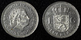 Netherlands Juliana Nickel  1976 1 Gulden 25 mm Royal Dutch KM# 184a  (27 946)