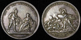 DENMARK Silver 1801 Medal  Attack of the British on Copenhagen 39.2 mm;17.39 g.