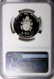 VATICAN Virgin Mary Silver Proof 1984 R 500 Lire  NGC PF68 ULTRA CAMEO KM#184(6)