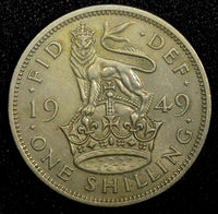 Great Britain George VI Copper-Nickel 1949 1 Shilling KM# 876  (24 207)