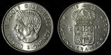 SWEDEN Gustaf VI Adolf Silver 1958 TS 2 Kronor  UNC KM# 827 (28 710)