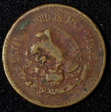 Mexico ESTADOS UNIDOS MEXICANOS Bronze 1951 Mo 20 Centavos SCARCE DATE KM#439(0)