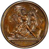 FRANCE MEDAL 1814 NAPOLEON Battle of Champaubert PCGS SP63 TOP GRADED Bram-1341