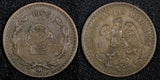 Mexico ESTADOS UNIDOS MEXICANOS Bronze 1906 2 Centavos KM# 419 (27 288)