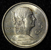 Mexico 1950 Mo 5 Centavos Josefa Ortiz de Domínguez  aUNC KM# 425 (27 709)