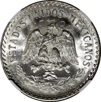 Mexico ESTADOS UNIDOS MEXICANOS Silver 1944 M 1 Peso NGC MS64 GEM BU KM# 455 (7)