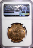 Great Britain 1966 1 Penny 35 Years NGC New York International Coin Show KM# 897