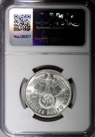 Germany - Third Reich Silver 1937 D 5 Reichsmark NGC MS61 Munich Mint KM# 94 (2)