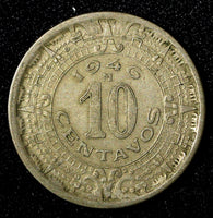 Mexico ESTADOS UNIDOS MEXICANOS 1946 10 Centavos Last Year Type KM# 432 (27 489)