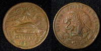 MEXICO  Bronze 1957 Mo 20 Centavos  KM# 440 (27 540)