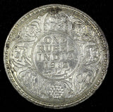 India-British George V Silver 1912 (B) Rupee Bombay Mint KM# 524 (27 340)