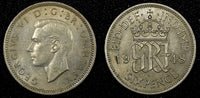 Great Britain George VI  1948 6 Pence KM# 862 (24 874)