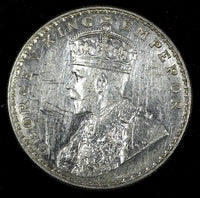 India-British George V Silver 1919 (C) Rupee Calcutta Mint KM# 524 (27 323)
