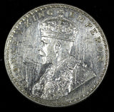 India-British George V Silver 1919 (C) Rupee Calcutta Mint KM# 524 (27 323)