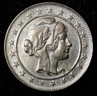 BRAZIL Silver 1926 2000 Reis  Rio de Janeiro Mint  KM# 526  (27 506)